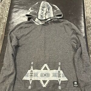 Roots and Pendleton collaboration hooded sweatshirt